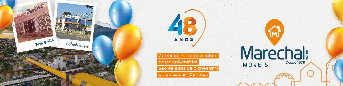 48 anos - Celebramos em novembro nosso aniversário. São 48 anos de pioneirismo e tradição em Curitiba.